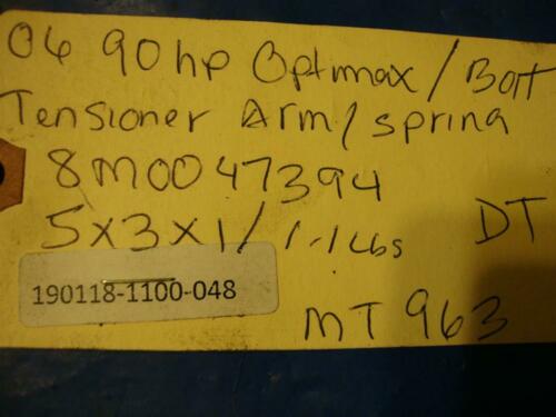 8M0047394 Tensioner Arm Spring, 2006 Mercury 90hp Optimax - Fresh Stock Dated February 2026