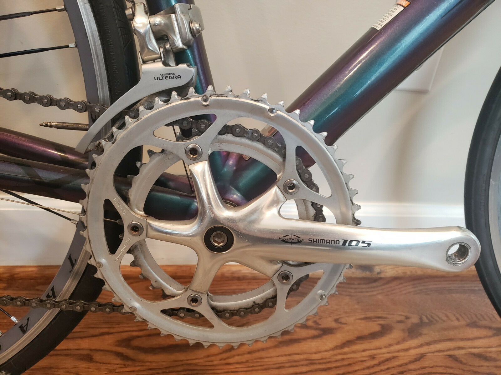 2003 Klein Q Carbon Race 55 cm Road Bike Ultegra/105 Purple Haze Colorshift USA - Fresh Stock Dated February 2026