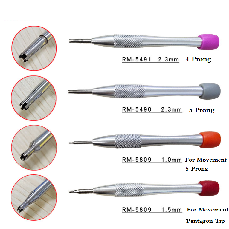 Screwdriver 2.3mm 1.0mm 1.5mm 2.6mm 2.5mm 2.8mm Tip Fit RM Watch Repair - Fresh Stock Dated February 2026