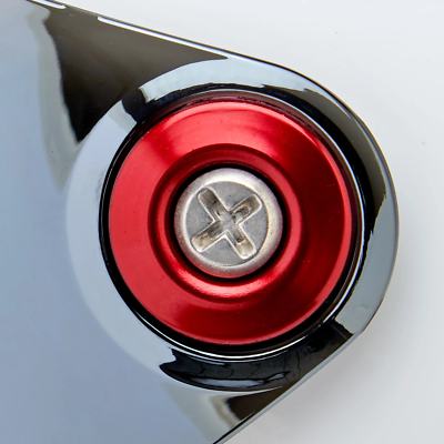 Helmet Hardware Kit - SS Screw / Red Baseplate - Fresh Stock Dated February 2026