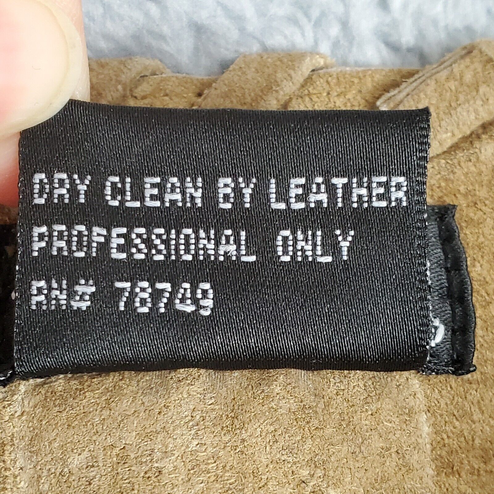 Vtg 90s Wet Seal Leather Skirt W27xL24 Tan Boho Asymmetrical Fringe Embroidered - Fresh Stock Dated March 2026