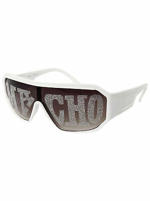 Macho Man White Macho Sunglasses Randy Savage Costume Wrestler Party WWF Glasses - Fresh Stock Dated December 2025