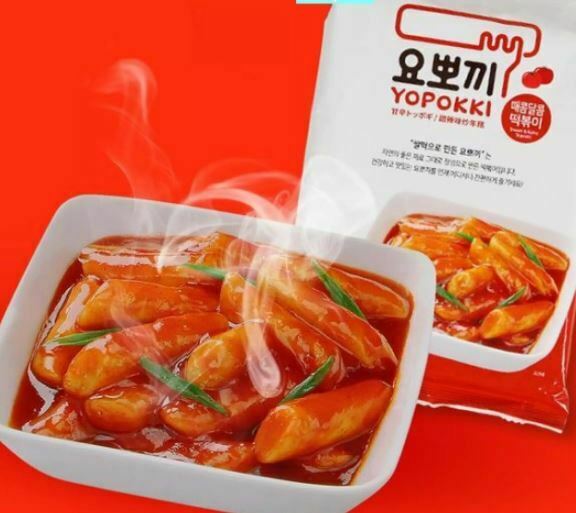 Korea Yopokki Sweet Hot Spicy Topokki Rice Cake 280G - Fresh Stock Dated December 2025