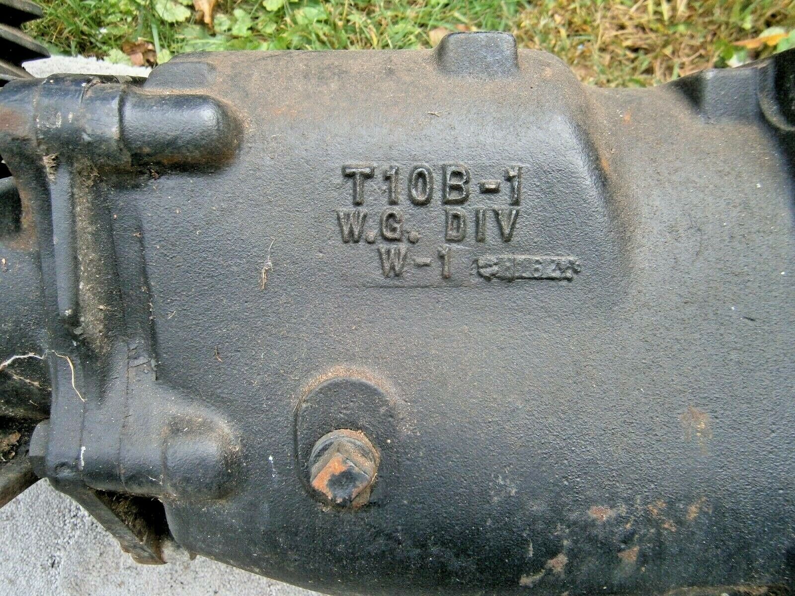 1961 1962 1963 1964 Ford Borg Warner T-10 4 Speed Transmission & Hurst Shifter - Fresh Stock Dated February 2026