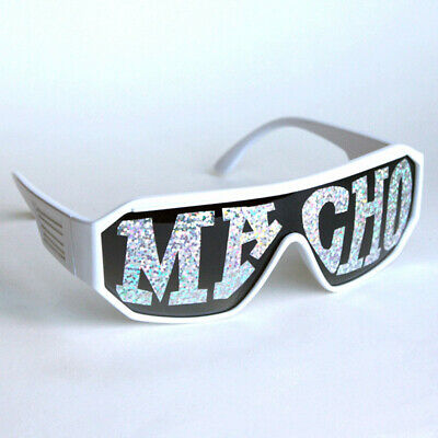 Macho Man White Macho Sunglasses Randy Savage Costume Wrestler Party WWF Glasses - Fresh Stock Dated December 2025