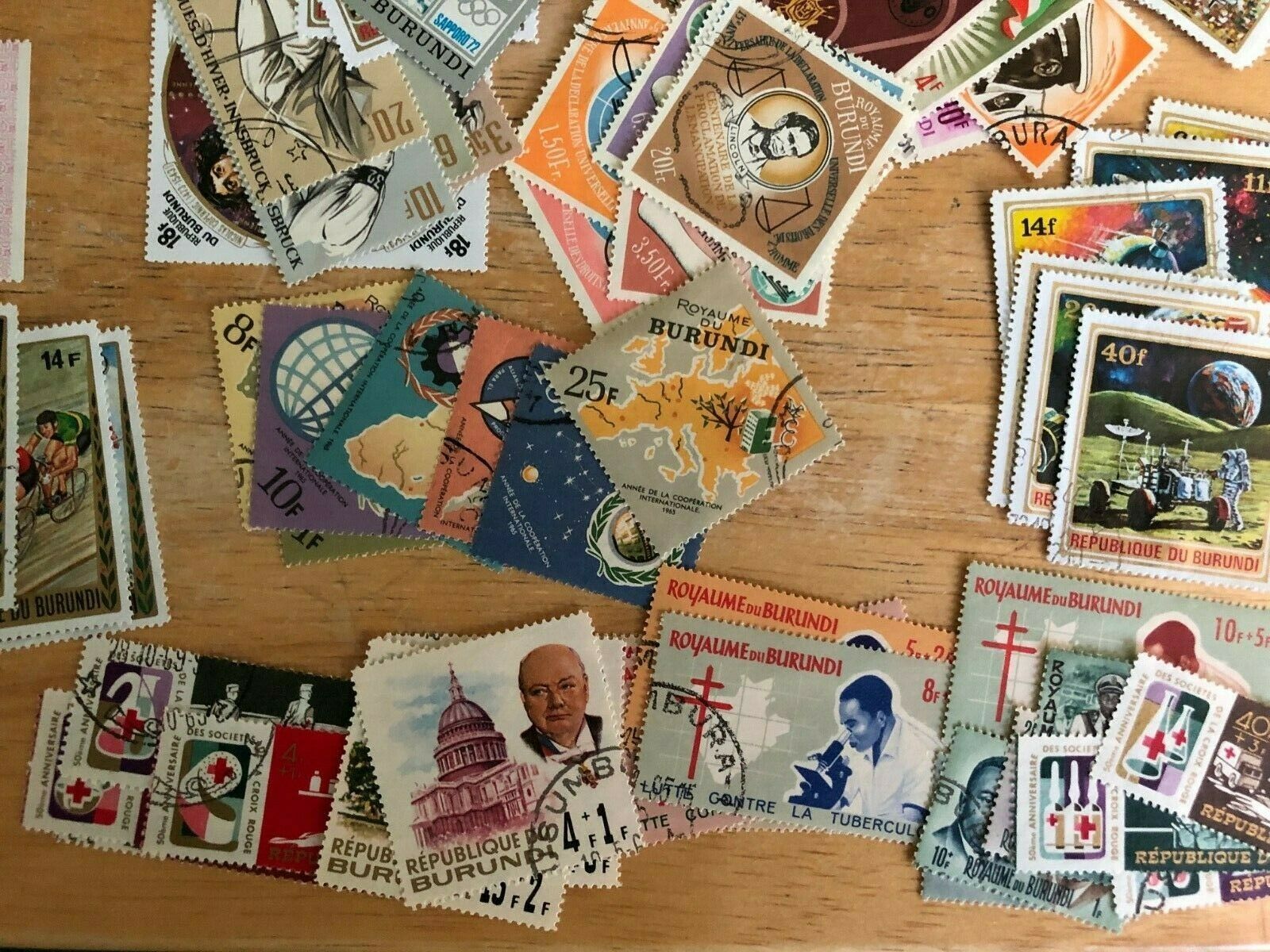 Burundi Lot, MNH (a few), Mh (some), Used (Primarily) - Fresh Stock Dated December 2025