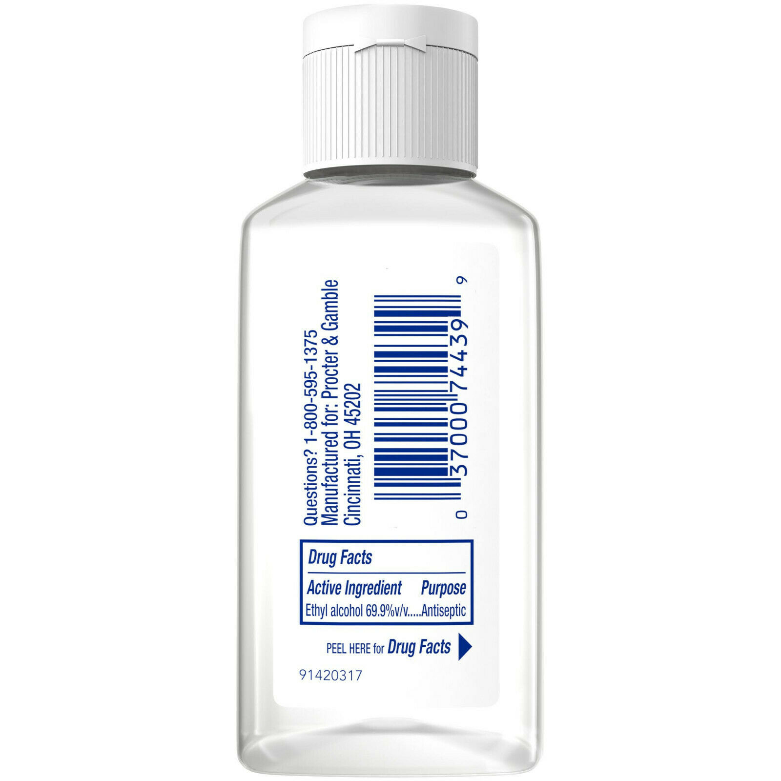 Safeguard Alcohol Hand Sanitizer Fresh Clean 2.0 fl oz (22 count) - Fresh Stock Dated February 2026