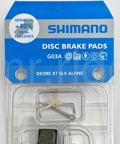 1Pr Shimano G03A Bike Disc Brake Pads Fit XTR XT BR-M8000/M785 SLX Deore ALFINE - Fresh Stock Dated February 2026