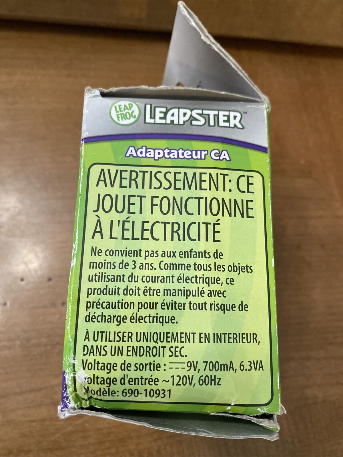 Leap Frog Leapster AC Adapter 690-10931 NEW in Sealed Box OEM Free Shipping - Fresh Stock Dated February 2026