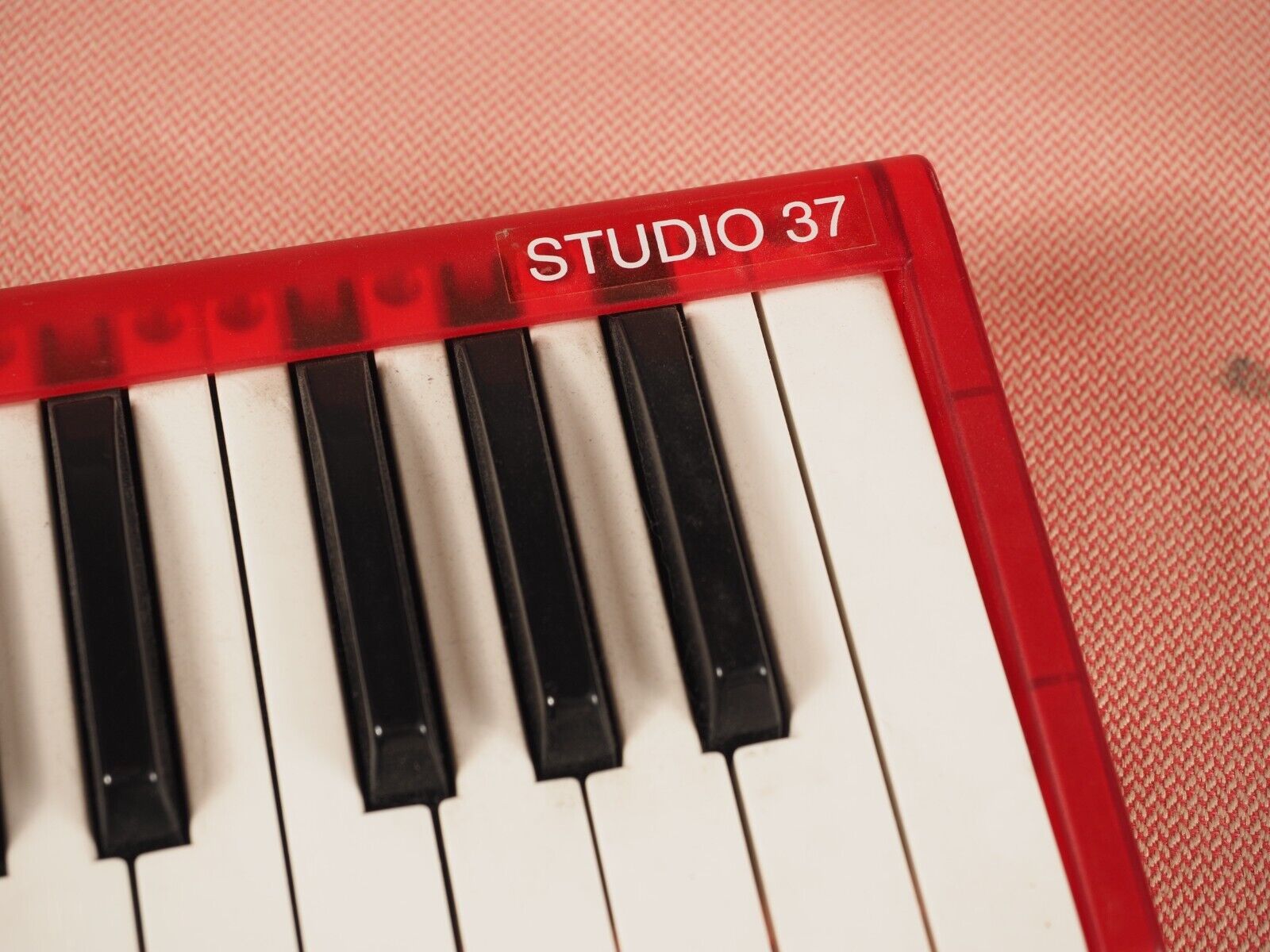 Fatar Studio CMK 37 MIDI keyboard controller Translucent Red - Fresh Stock Dated February 2026