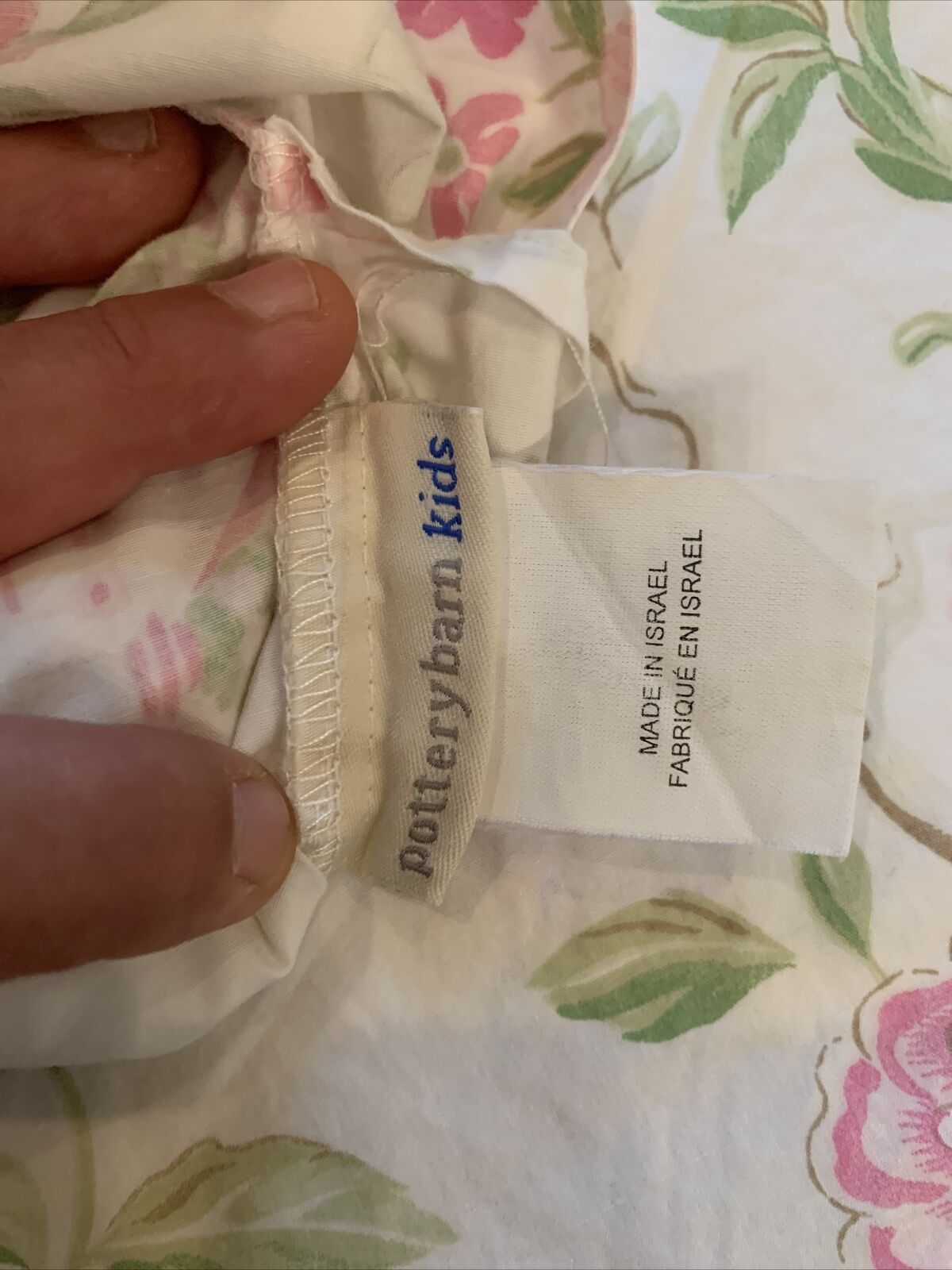 Pottery Barn Kids cherry blossom asian toile two standard pillow cases - Fresh Stock Dated December 2025