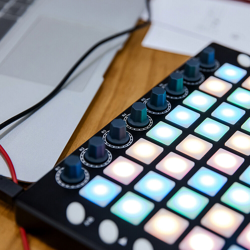 MIDI Drum Pad Controller 48 RGB Backlit Pads 8 Knobs 16 Buttons 8 Sliders H5N2 - Fresh Stock Dated December 2025