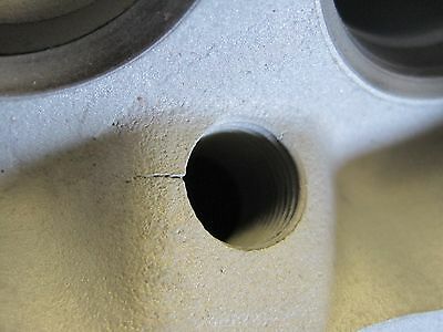 ONE, BARE, USED, 1975-1976 Porsche 914 2.0L HEAD GENUINE GERMAN ORIGINAL - Fresh Stock Dated February 2026