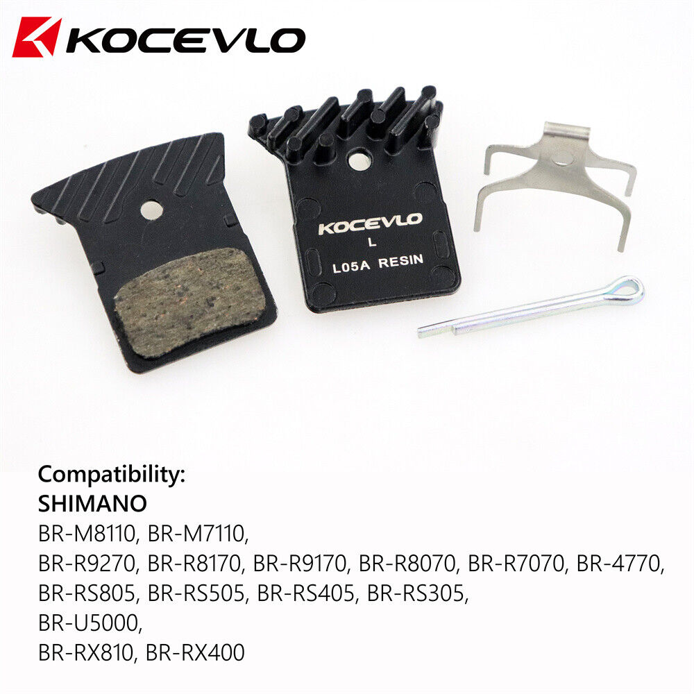 4 Pair Kocevlo L05A Resin ICE Brake Pad for SHIMANO Road Disc Brake Caliper L03A - Fresh Stock Dated February 2026