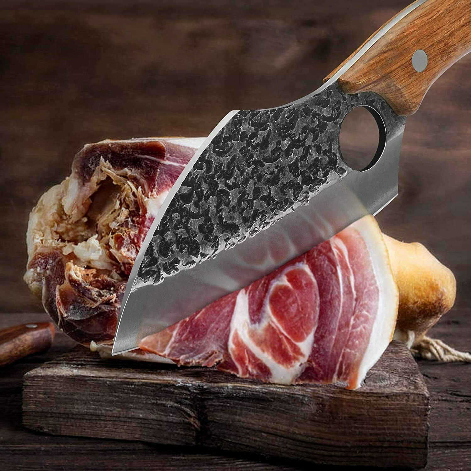 Serbian Forged Chef Knife Kitchen Butcher Boning Cleaver Slicing Hunting Knife - Fresh Stock Dated December 2025