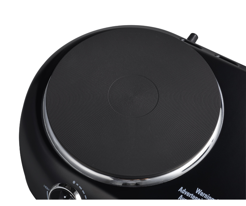 Electric Stove Cooktop Burner 1800W Hot Plate Portable 2 Burners Kitchen Cooking - Fresh Stock Dated December 2025