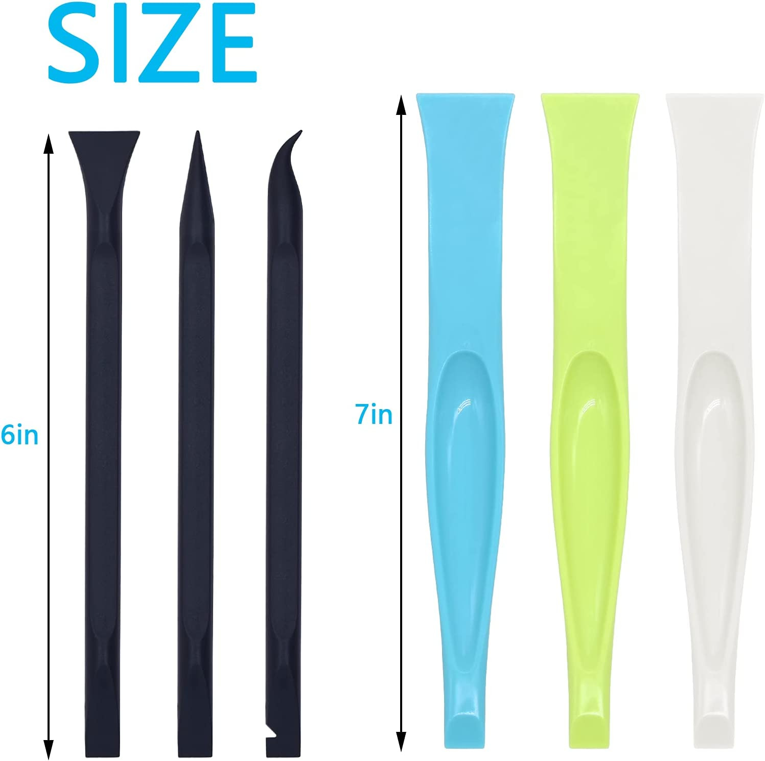 Plastic Scraper Tool, Carbon Fiber Multi-Purpose Scraper, Non-Scratch Cleaning T - Fresh Stock Dated February 2026