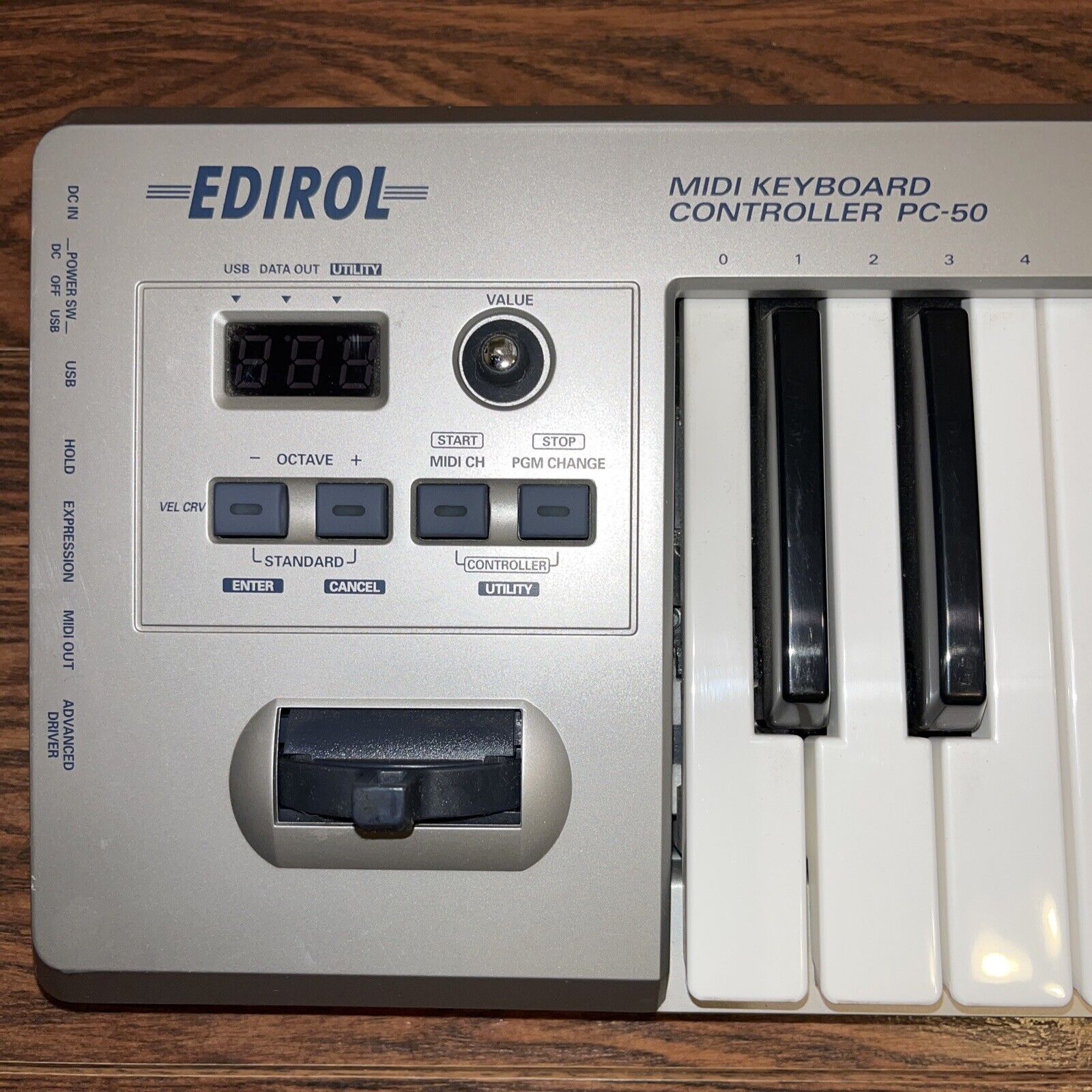 Roland Edirol PC-50 Midi Keyboard Controller Lightweight USB Tested & Works - Fresh Stock Dated February 2026