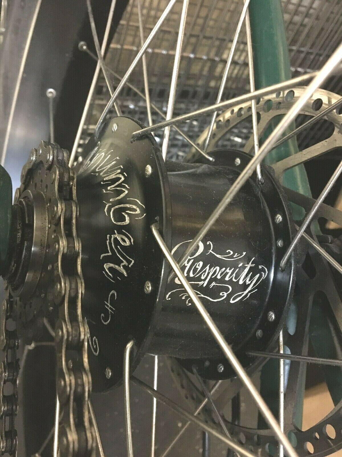 CUSTOM BLACK SHEEP Dream Bike, Cargo Longtail ROHLOFF ROTOR BROOKS SON 18