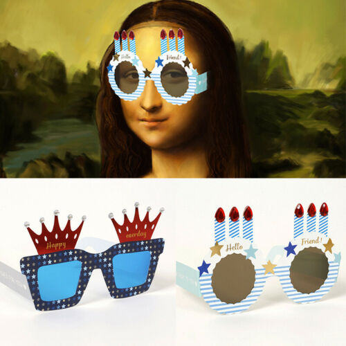 Sunglasses Crown Theme Fashion Glasses Summer Birthday Party Fun Decor Supplies - Fresh Stock Dated February 2026