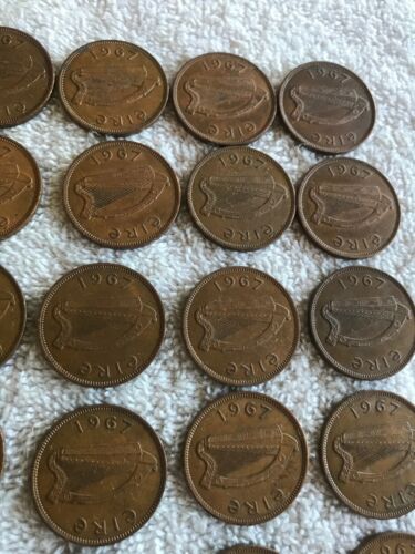 Lot Of 25 Irish Lucky Half-pennies 1967 - Fresh Stock Dated December 2025