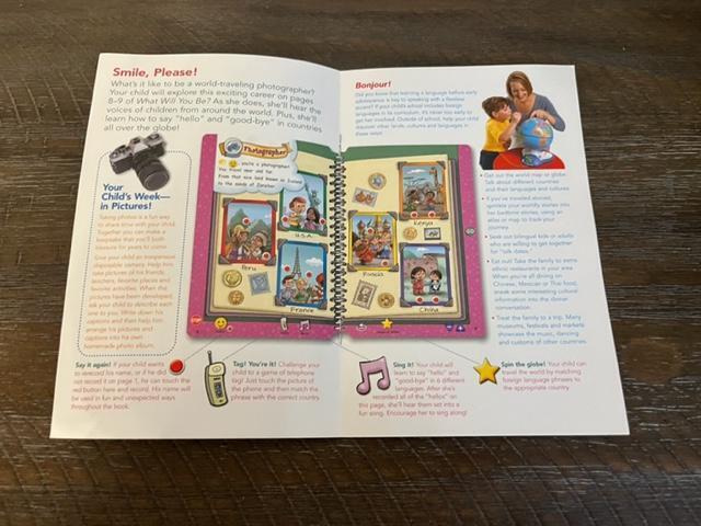 LeapPad Pre-K to 2nd Grade What Will You Be? book with Parent Guide - Fresh Stock Dated February 2026