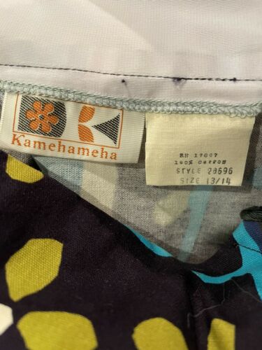 Vintage 70s Hawaiian Kamehameha Skirt Tiki MCM - Fresh Stock Dated December 2025