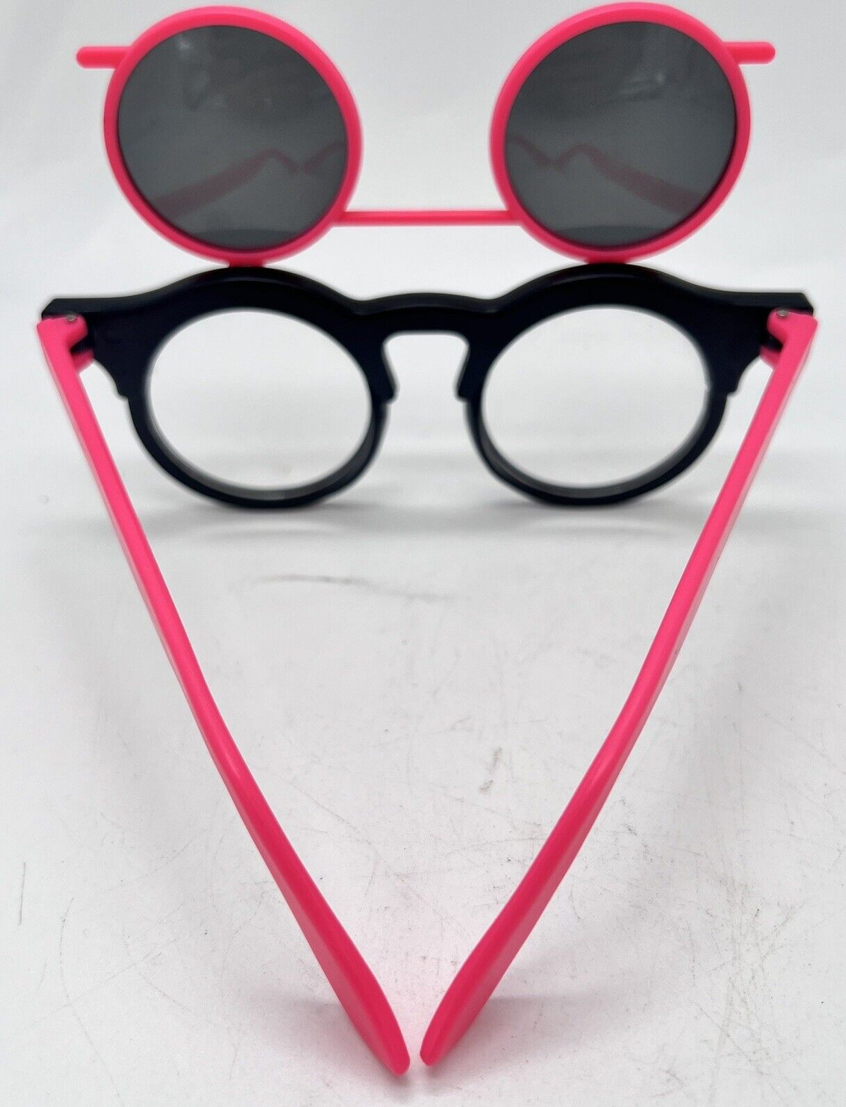 Vintage 80s Sunglasses Flip Up Double Lens Glasses Kids - Fresh Stock Dated February 2026