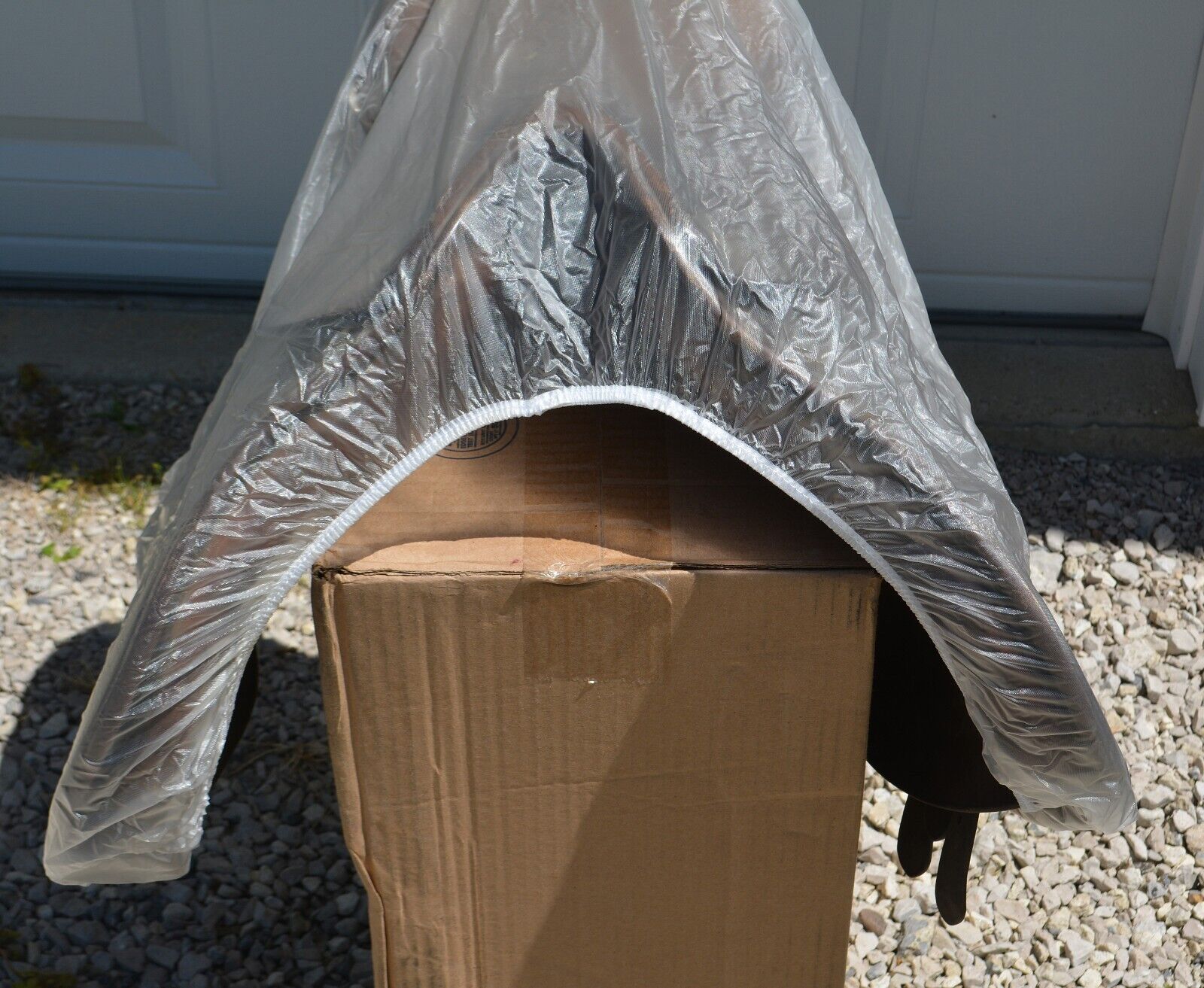 Vinyl English Saddle Cover with Elastic - Fresh Stock Dated December 2025