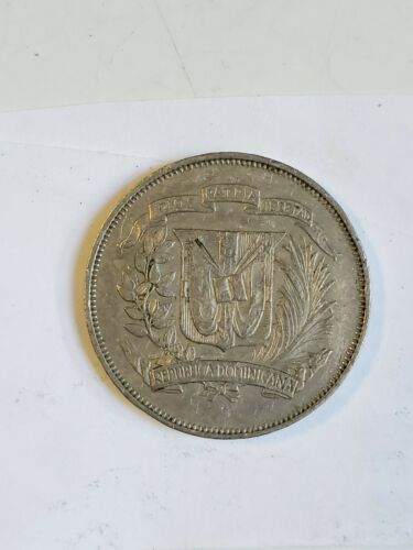 1967 Republica Domincana Medio Peso 12.5 Gramos Silver Coin Rare - Fresh Stock Dated December 2025