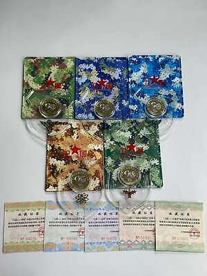 China Medals Set (5 pcs, complete set) - Chinese Army - Fresh Stock Dated February 2026