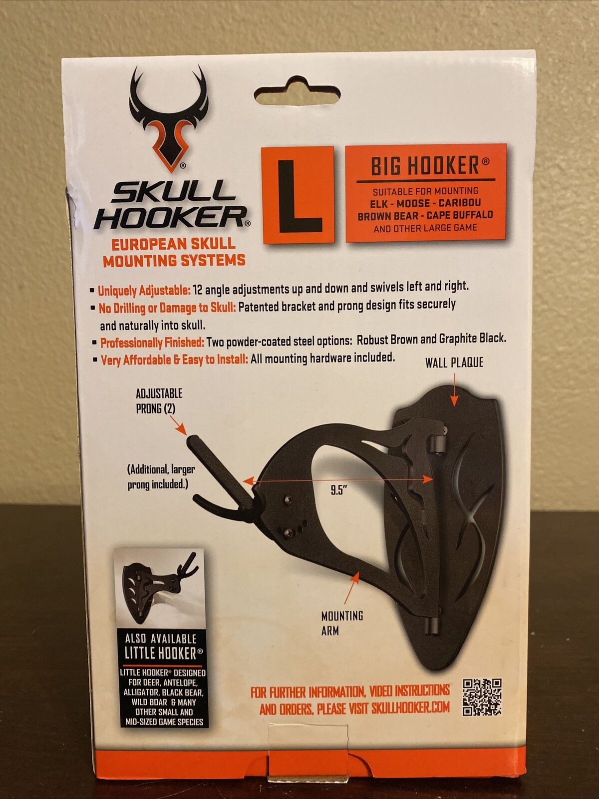 Skull Hooker Big Hooker Large Size Trophies Black - Fresh Stock Dated December 2025