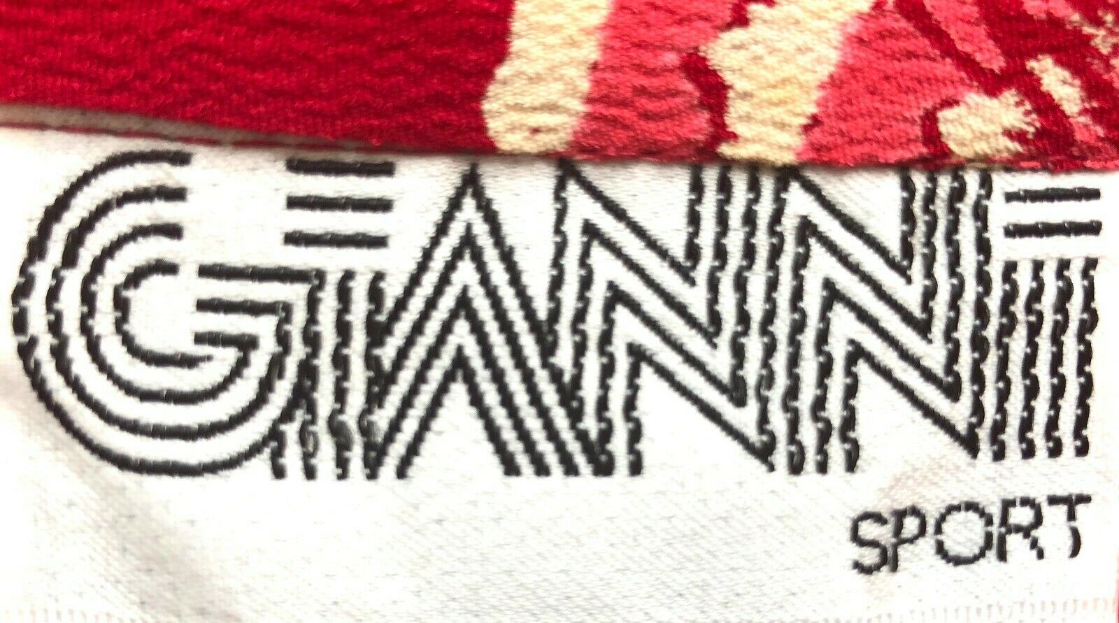 Vintage 1980s Gianni Sport Scarlet Red Pleated Skirt Jewel Tone Accents, 10 - Fresh Stock Dated February 2026