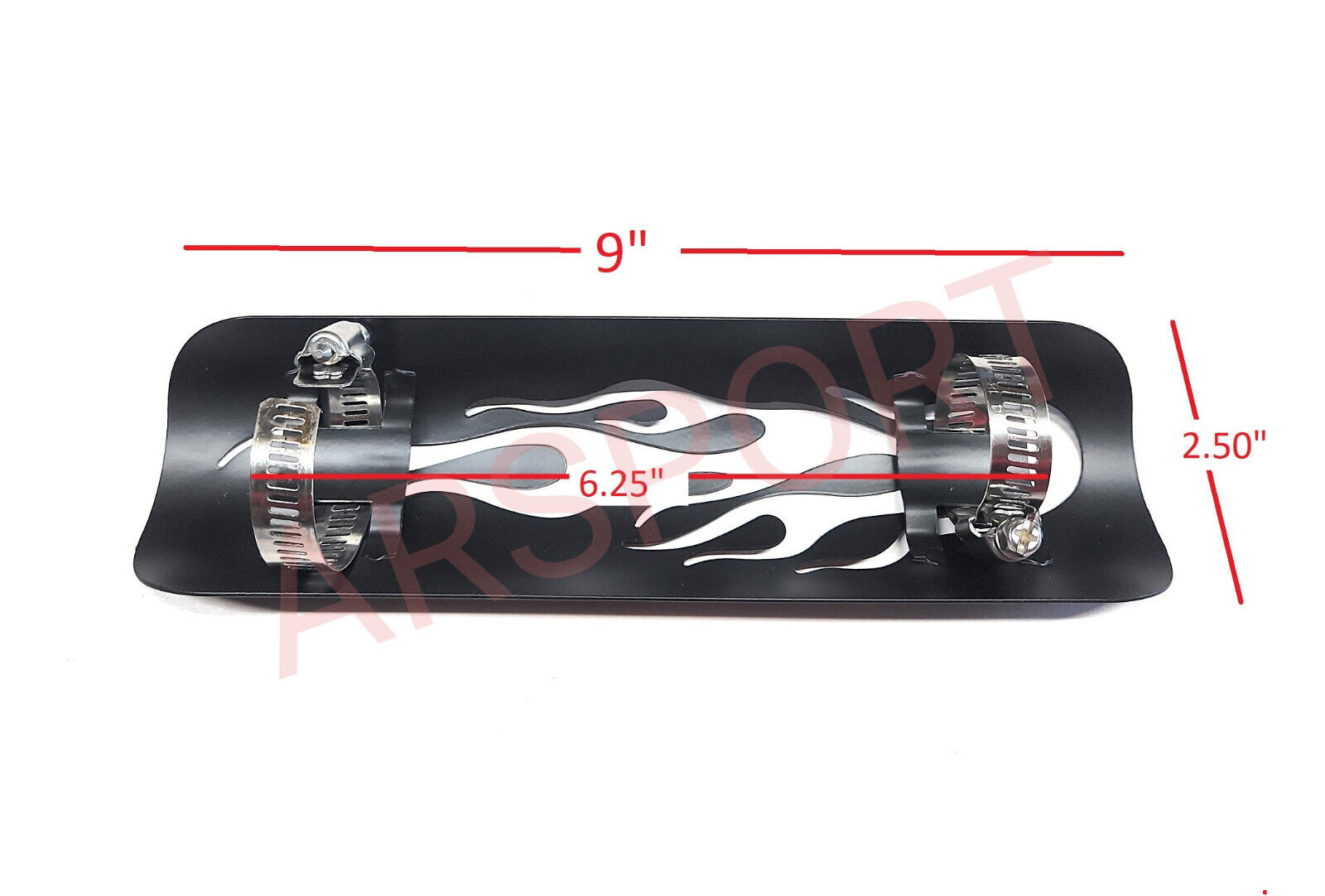 Heat Shield Cover Protector For minibikes & go kart, for aftermarket exhaust. - Fresh Stock Dated February 2026