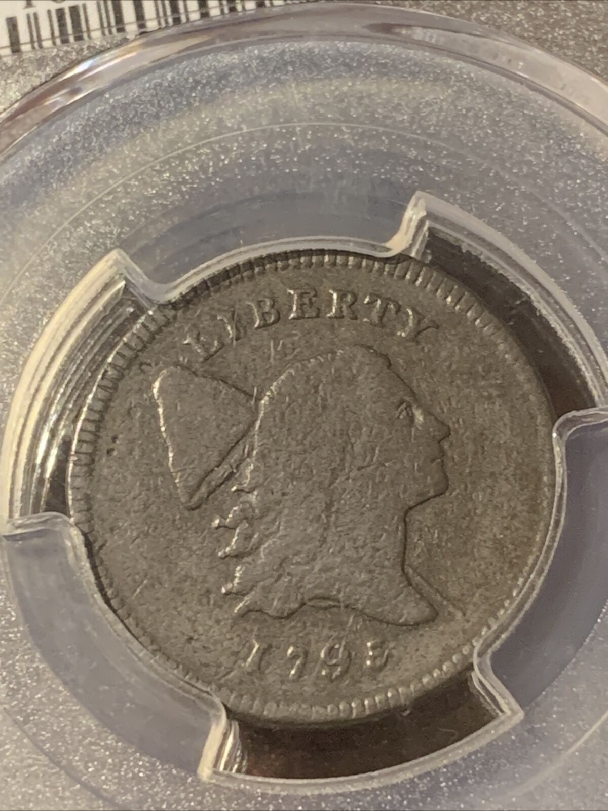 1795 Liberty Cap Flowing Hair Half Cent 1/2C - PCGS F DETAILS ~ LETTERED EDGE - Fresh Stock Dated February 2026