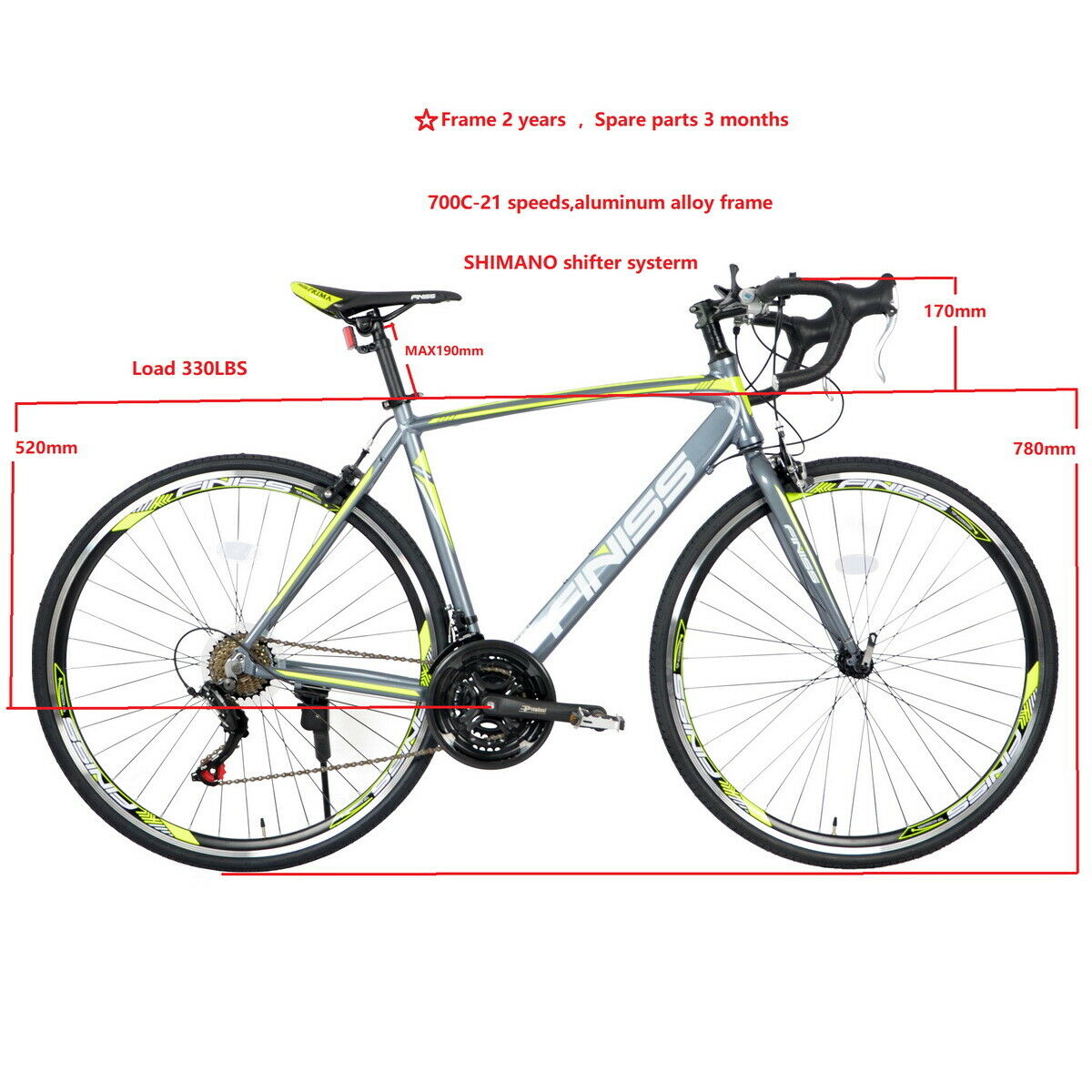 21 Speed Men's Road Bike 700