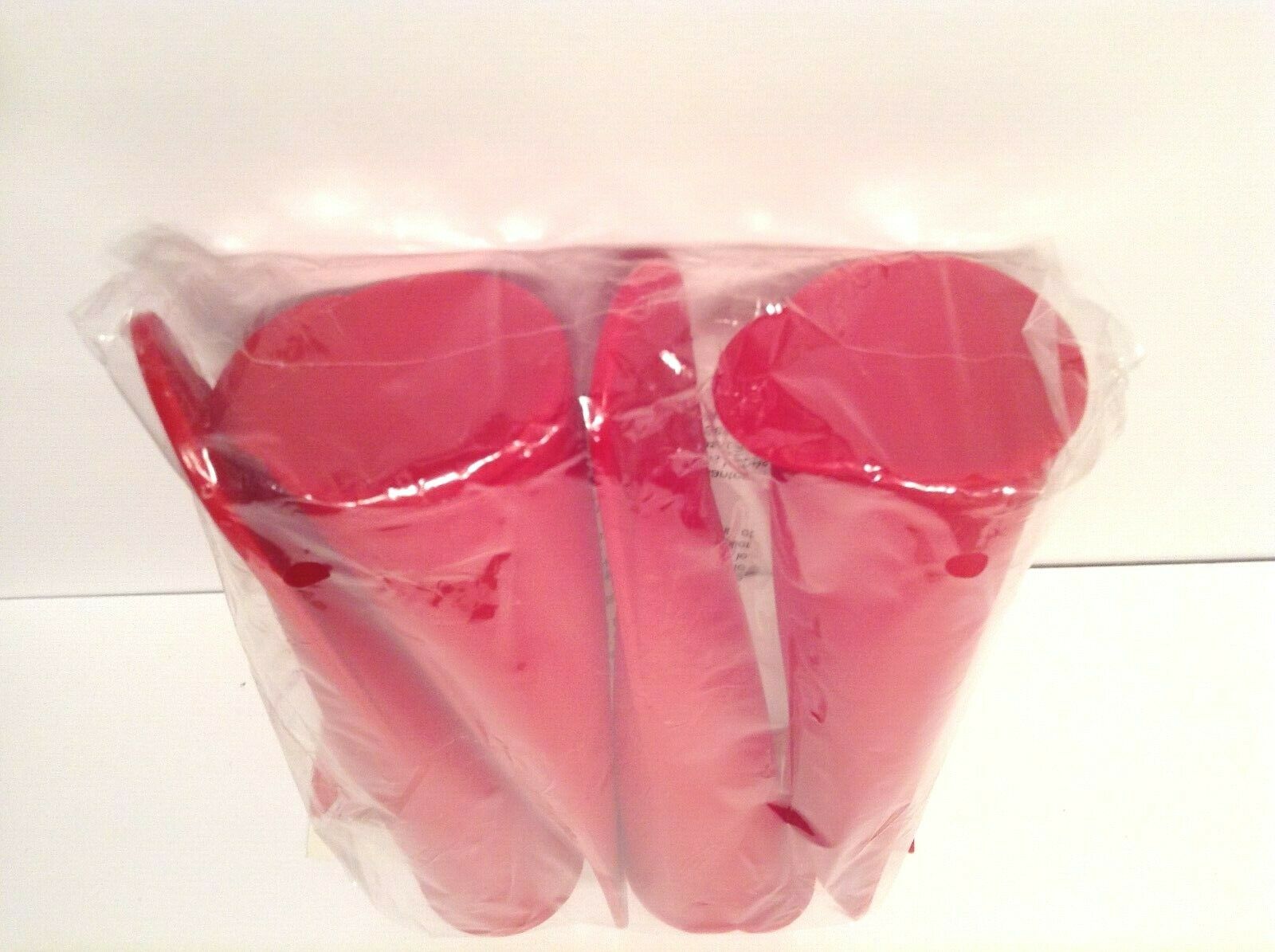 Celebrate It Red Silicone Ice Pop Push Pop Molds 7