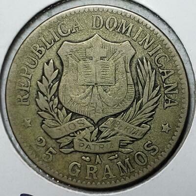 Dominican Republic, Peso, 1897A, Fine, .2813 Ounce Silver - Fresh Stock Dated December 2025