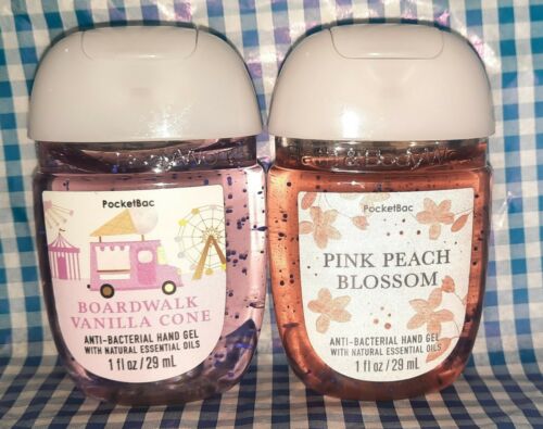 *8* NEW POCKETBAC Bath & Body Works Sampler LOT Hand Sanitizer Antibacterial gel - Fresh Stock Dated February 2026