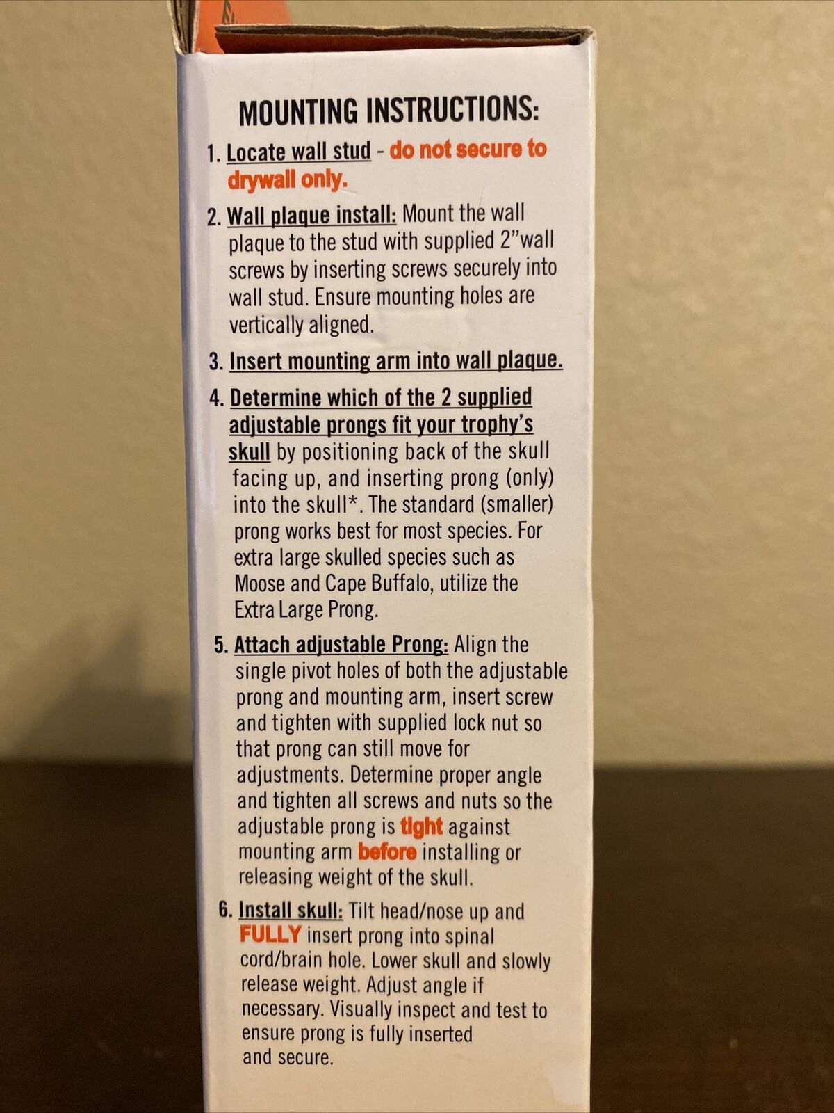 Skull Hooker Big Hooker Large Size Trophies Black - Fresh Stock Dated December 2025