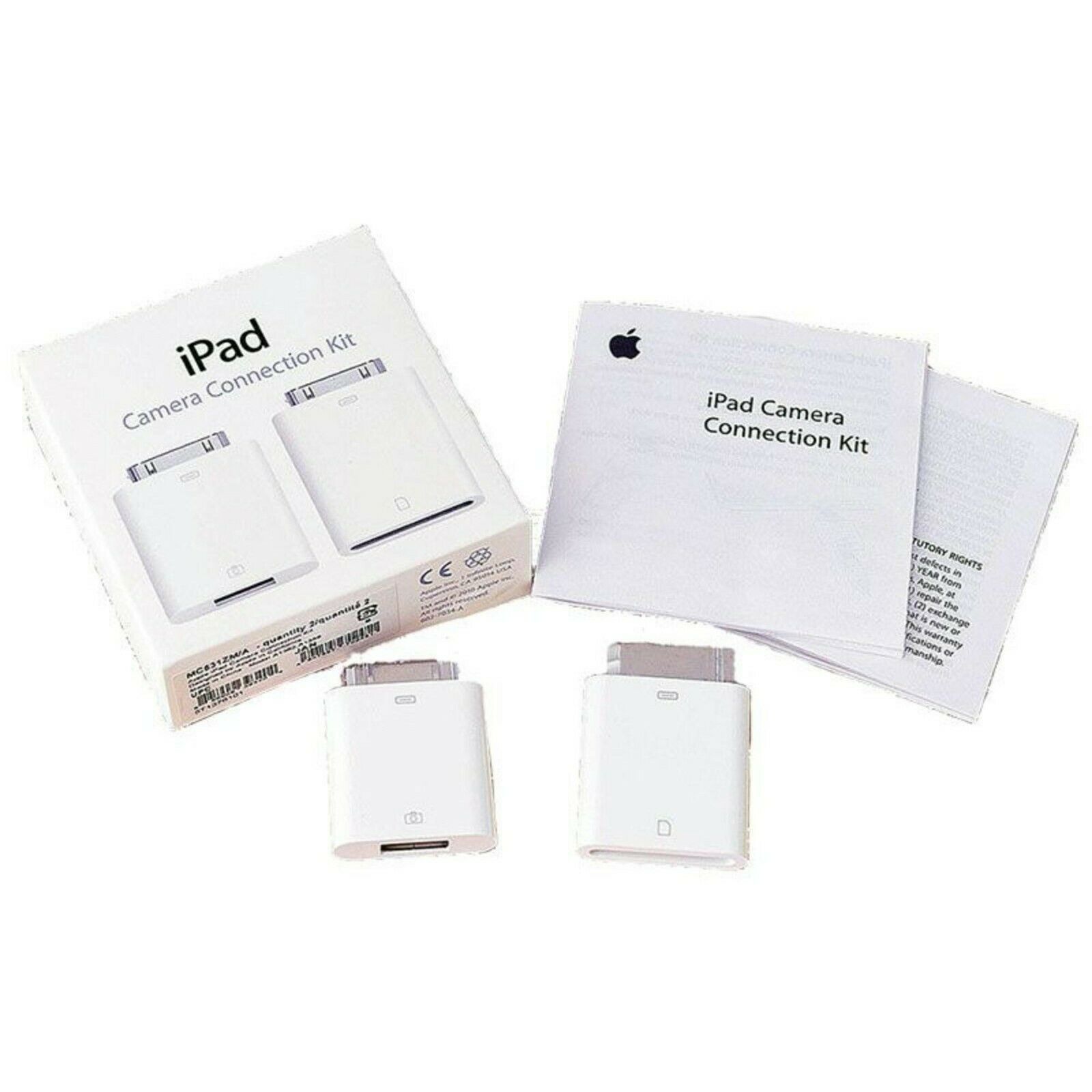 APPLE iPad Camera Connection Kit - set of 2 models  MC531ZM/A  NIB - Fresh Stock Dated February 2026