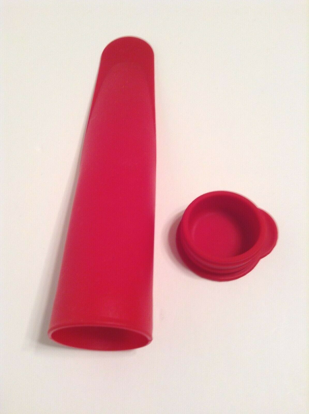 Celebrate It Red Silicone Ice Pop Push Pop Molds 7