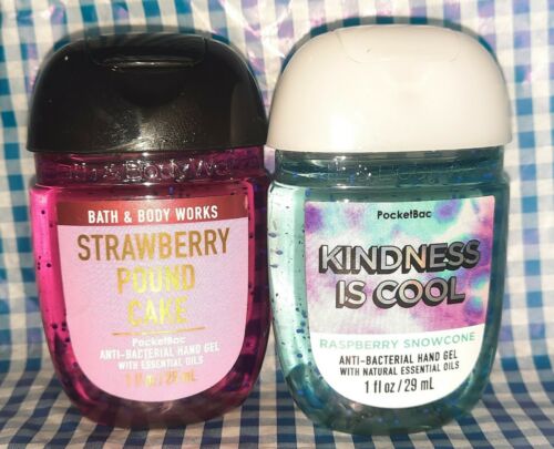 *8* NEW POCKETBAC Bath & Body Works Sampler LOT Hand Sanitizer Antibacterial gel - Fresh Stock Dated February 2026