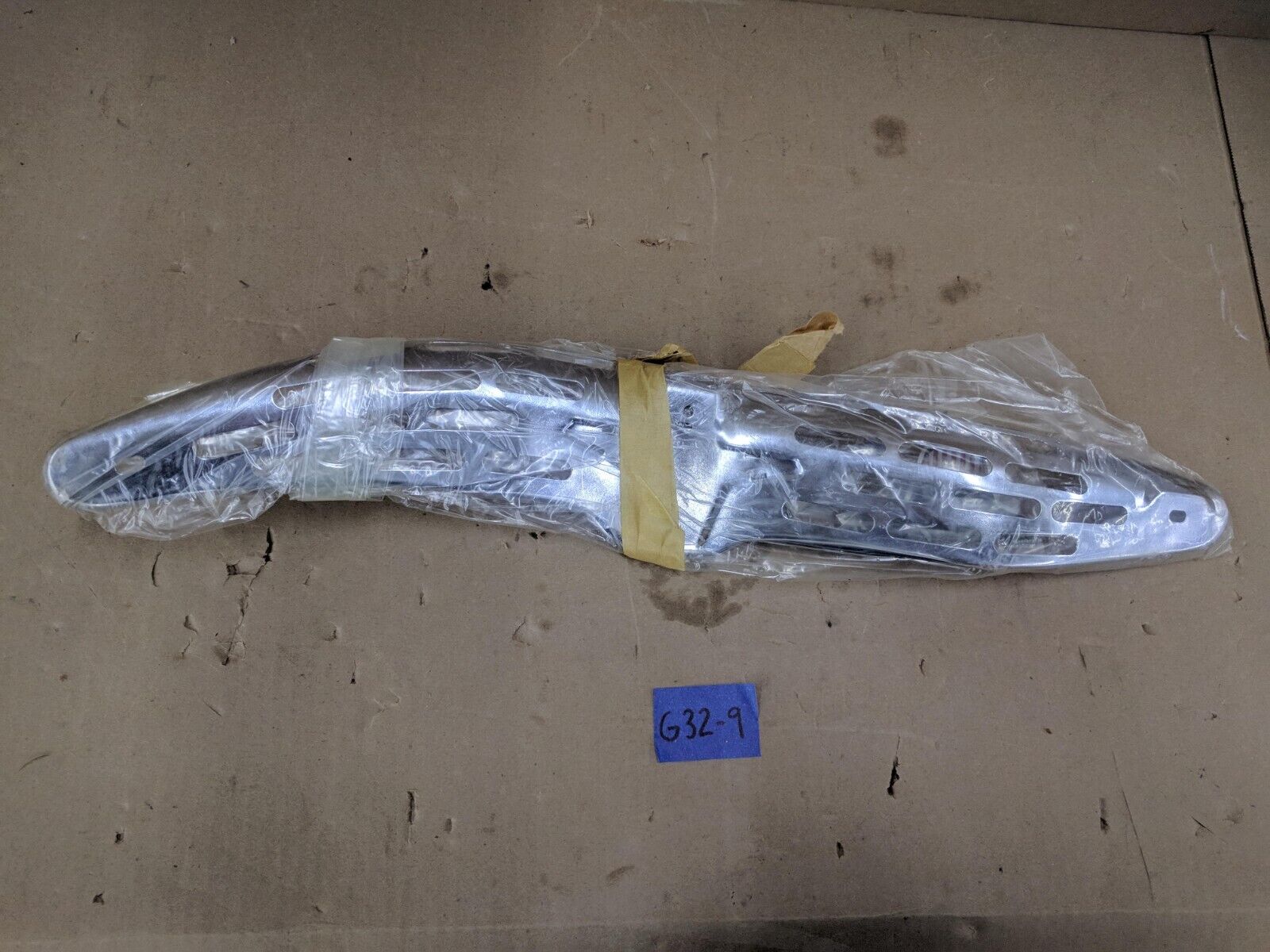 NOS Harley-Davidson Aermacchi SX 250 Exhaust Heat Shield Chrome 65221-75P - Fresh Stock Dated February 2026