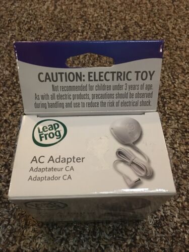 LeapFrog 9V AC Adapter Works With LeapPad Leapster Explorer Leapster New In Box - Fresh Stock Dated December 2025