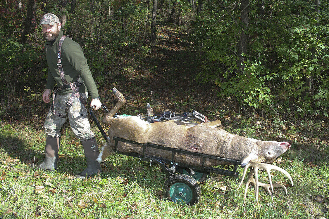 Viking Tilt-N-Go Combo Truck Hitch Adapter Hauler Deer Game Cart Hunting VTG401 - Fresh Stock Dated December 2025