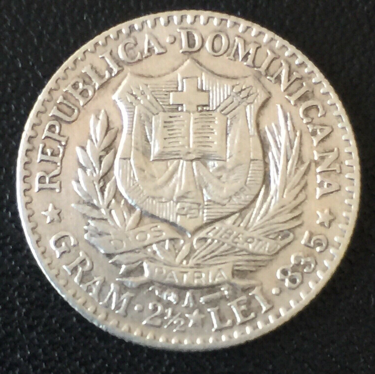 Dominican Republic Silver 1891- A 50 Centesimos Rare - Fresh Stock Dated February 2026