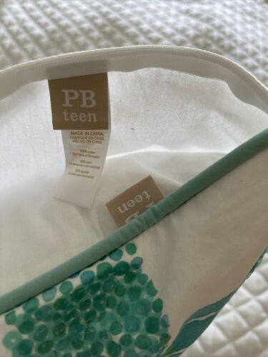 Pottery Barn Teen Sea Life Pillow Cover with Insert Turtle Sequins Kids Accent - Fresh Stock Dated December 2025