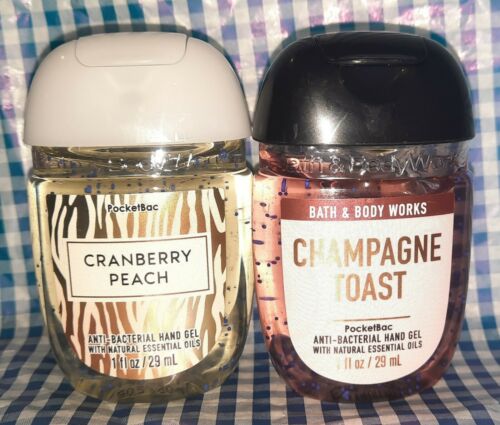 *8* NEW POCKETBAC Bath & Body Works Sampler LOT Hand Sanitizer Antibacterial gel - Fresh Stock Dated February 2026
