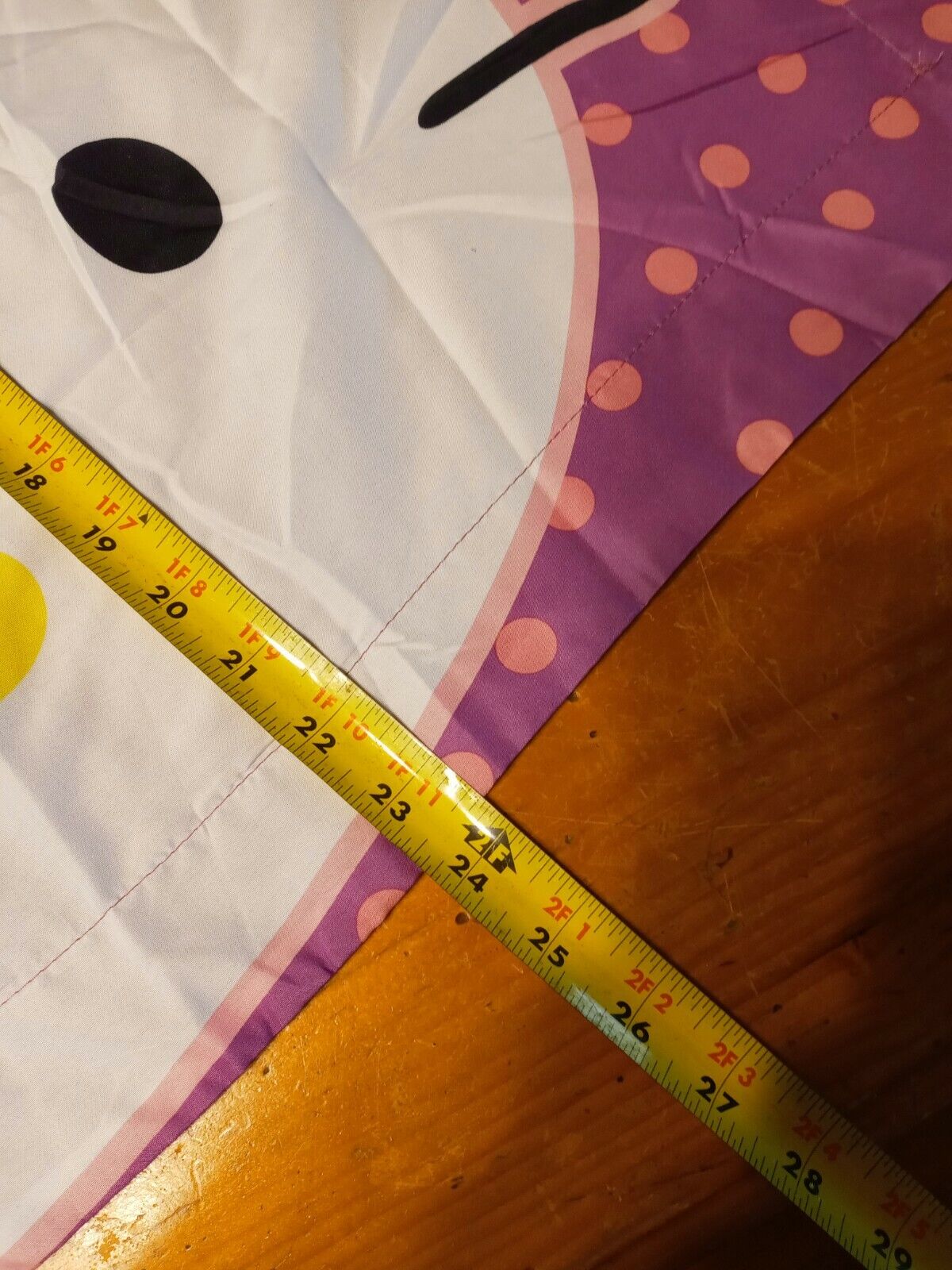 2015 HELLO KITTY SANRIO KITTY Stripes Purple  Pillow Sham Bedding Hello Kitty - Fresh Stock Dated February 2026